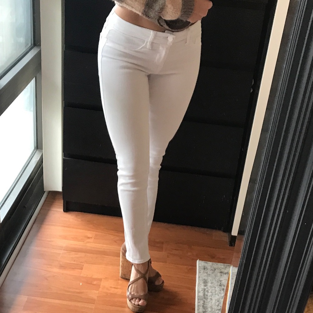 Fidelity White Denim Jeans